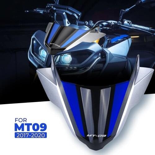 KEMiMOTO Motorcycle Accessories for YAMAHA MT-09 2017 2018-2020Windscreen Windshield Protector for MT09 FZ09 Wind Deflectors