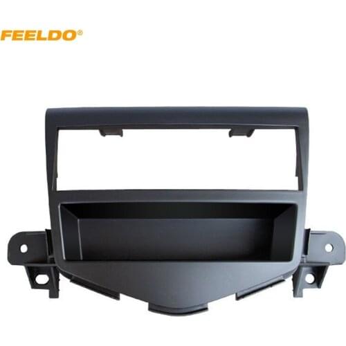 FEELDO 1Din Car Stereo Radio Refitting DVD frame For CHEVROLET Cruze 2009+ Dashboard Panel Fascia Frame Installation Trim Kit