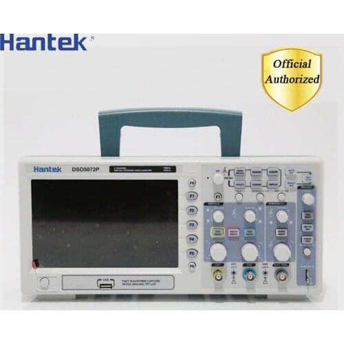 Hantek DSO5072P Digital Handheld Storage Oscilloscope 2 Channels 70MHz 1GSa/s USB Oscillograph