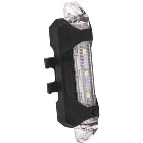 Mountain Bike Cycling Lights Bike Light Waterproof Rear Tail Light 5 Led Usb Lights Tail Lamp Safety Warning Light #5