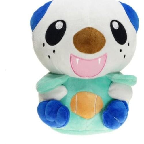 High Quality Pokemon Game Anime Series Oshawott Plush Toy Kawaii Animal Soft Stuffed Doll Kids Gift 15cm