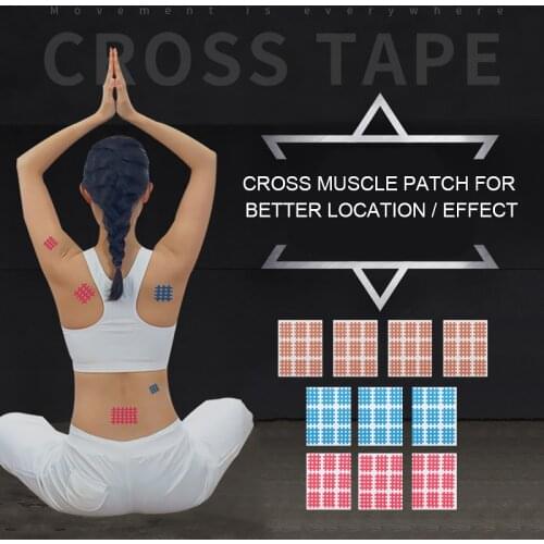10 Pcs/Bag Physio Punched Kinesiology Tape Gym Knee Pain Care Perforated Muscles Sports Adhesive Tape Therapeutic Care Elastic