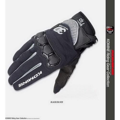 Komine GK 162 Locomotive Motorcycle Mountain Bicycle Touring Touch Screen Gloves