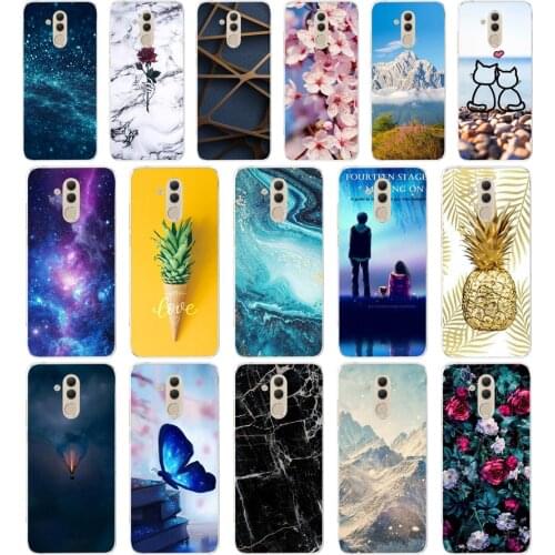 N soft case For Huawei Mate 20 Lite Case 6.3 inch Transparent Silicone Phone For Huawei Mate 20 Lite Cover Coque Capa