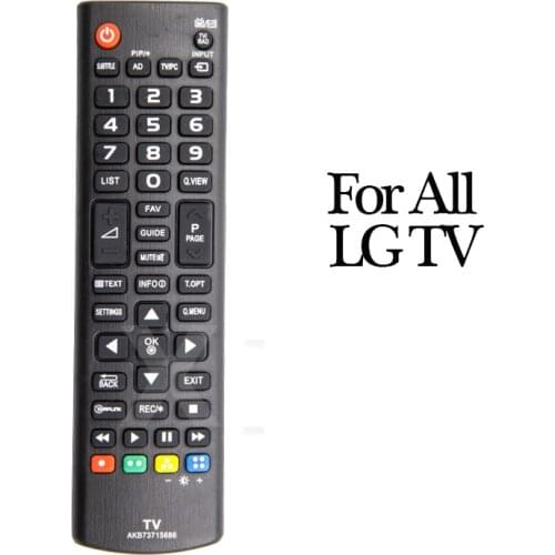 TV Remote Control, Replacement TV Control 17 x 4.5cm For LG 55LA690V 55LA691V 55LA860V 55LA868V AKB73715601 32LM620T