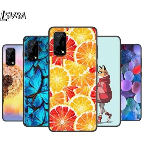 Cartoon Printed Silicone Cover For Realme V15 X50 X7 X3 Superzoom Q2 C11 C3 7i 6i 6s 6 Global Pro 5G Phone Case