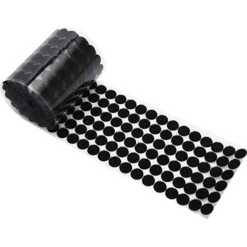 100Pairs Dots Self Adhesive Fastener Tape 10/15/20/25mm Disc Velcros Adhesive Strong Glue Magic Sticker Round Coins Hook Loop