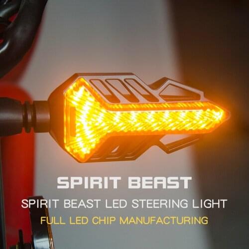 Led Turn Signal Spirit Beast Motor Highlight 12v Signal Light Assembly Suitable Benelli Motorcycle Lamp Decoration Universal