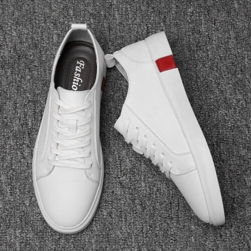 New White Men Casual Shoes Handmade Oxford Comfortable Mens Split Leather Flats Elegantes Business Work Shoes Mens Sneakers
