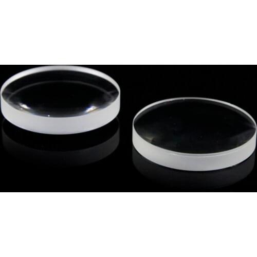 High-precision focusing condenser material pure white glass diameter 5mm focal length 10mm quartz plano-convex lens