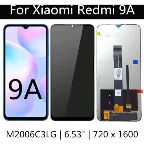 LCD For Xiaomi Redmi 9A LCD Display+Touch Screen Assembly Replacement For Redmi 9A M2006C3LG M2006C3LC LCD