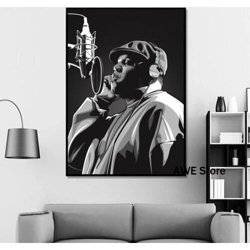 The Notorious BIG Hip Hop Rap Star Music Poster Wall Art Painting oil painting Canvas Poster Home Decor Canvas Print