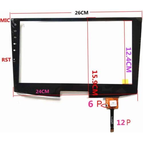10.2inch I2C Interface Capacitive For Magotan touch Screen For Car Navigation Carpc GT928