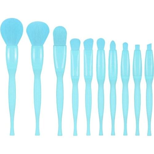 10PCS Female Makeup Brush Set Beauty Eye Shadow Blush Shadows Eyeshadow For Eyebrows Eyelash Brushes Cosmetics Tools Health