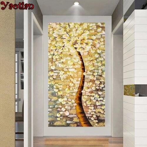 Full Square drill Diamond painting still life Diamond embroidery money tree Cross stitch kits DIY Diamond round Mosaic Painting
