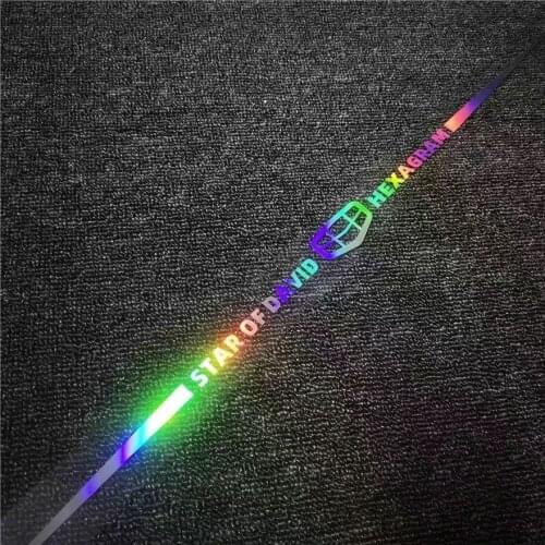 Car modified car logo stickers personalized body anti-scratch and 3D stereo stickers 65CM laser reflective stickers for GEELY