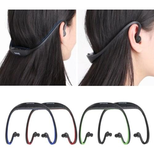 BS19C Bluetooth Headset Sports Music Headphone TF Slot FM Radio Driving Running X5QC