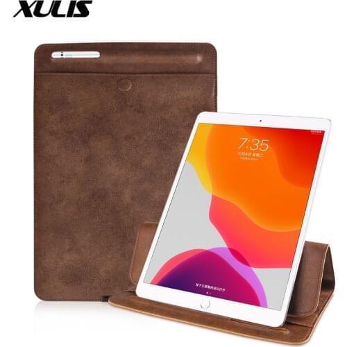 For iPad Air 4 Case 2020, Sleeve Bag Case For iPad Air 3 2019 PU Leather Stand Case For iPad Pro 10.5 Case with Pencil Holder
