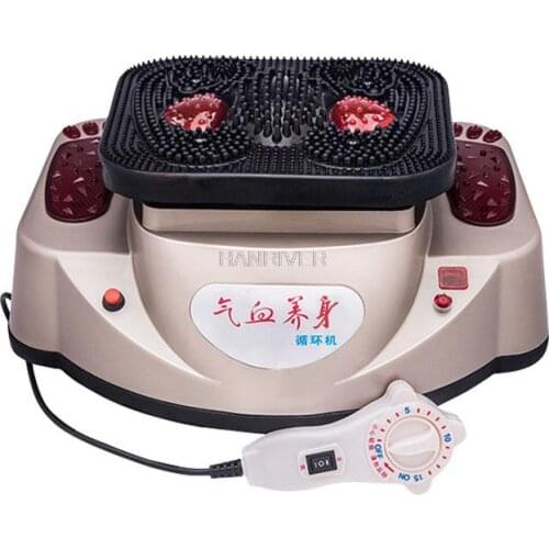 Electric qi-blood circulation heating machine multi-function massage foot massager pedicure machine high frequency vibration