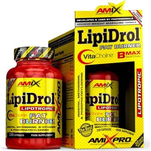 AMIX PRO LIPIDROL FAT BURNER 120 CAPSULES AMIX