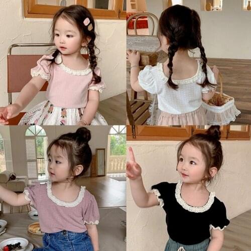 MIOCKY Short Sleeve T-shirts For Girls