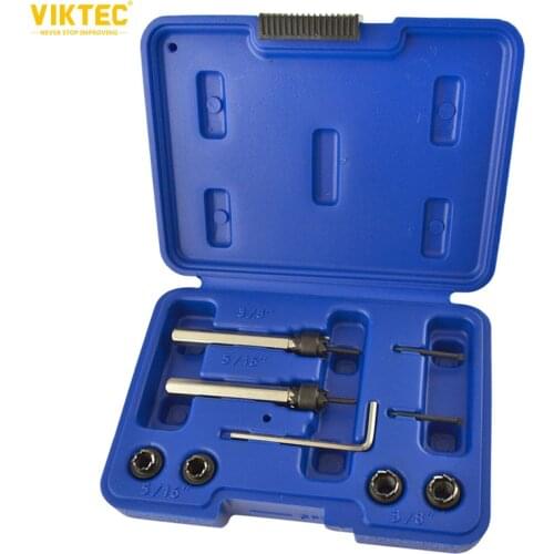 Viktec 9pcs Master Spot Weld Cutter Set Removal Cutting Welding 3/8" & 5/16" Drill