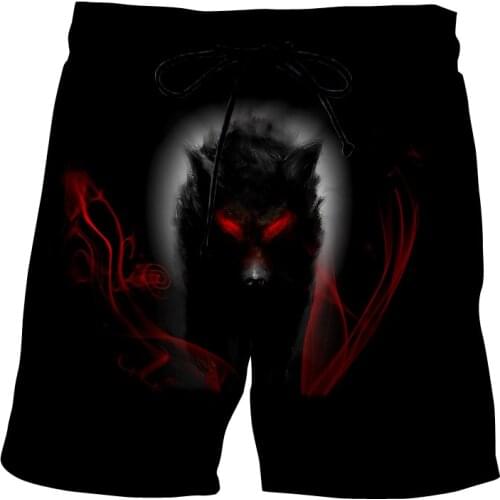 New Animal 3D printing lion men swimsuit loose shorts men basketball sports casual mens beach pants male Bermudan shorts