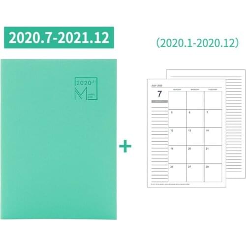 Agendas 2020-2021 Planner Organizer B5 Notebook and Journals DIY 365 Days Plan Note Book Monthly Weekly Schedule Writing
