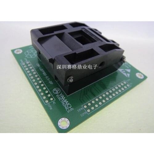 Original YAMAICHI IC Test Seat IC51-1004-809 Burning Programmer LQFP100/DIP100 Socket Adapter