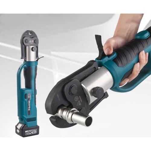 PZ-1550 Rechargeable Aluminum plastic pipe, Stainless steel pipe Crimping Tool Electric hydraulic pipe wrench + TH16/20/26/32mm
