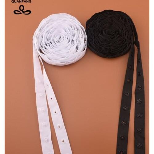 QUANFANG 8mm Plastic Snap Button For Diy/Scrapbooking Patchwork Sewing/cloth Button/crafts & Home Decoration/Solid Color Series