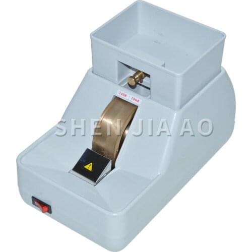 Hand Grinder Lens Polishing Machine Edge Grinding Machine with V Groove Thick and Thin Grinding Wheel Chamfering Machine 35WV