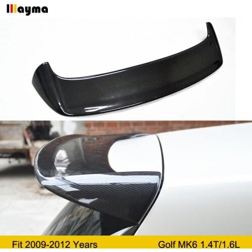Carbon fiber Roof wing spoiler For VW Golf 6 1.4T 1.6L 2009-2012 year Mk6 car styling roof spoiler (not fit GTI/R20)
