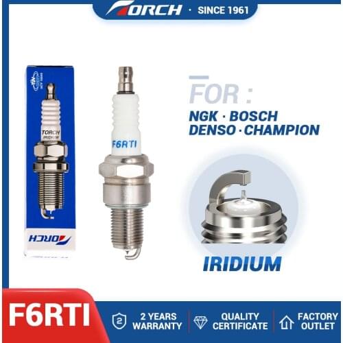 Candle Replace for NGK BPR6EGP Iridium Spark Plug Torch F6RTI for TOYOTA CELICA BASE 1971-1971 1.9L/1898cc