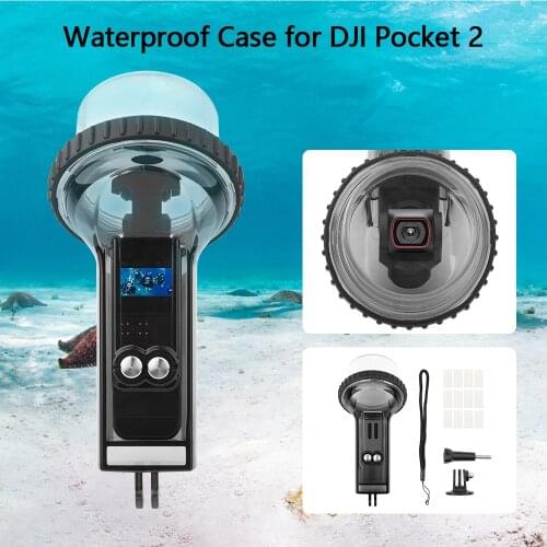 Waterproof Case for DJI Pocket 2 Gimbal Camera Housing Case Protective Shell Swimming Surfing Diving Underwater Accessories