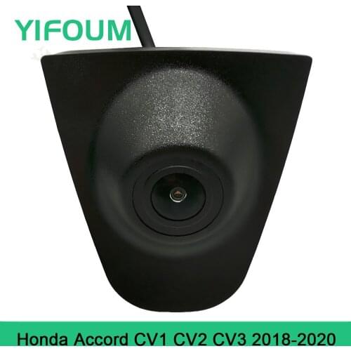 YIFOUM HD CCD Car Front View Parking Night Vision Positive Waterproof Logo Camera For Honda Accord CV1 CV2 CV3 2018 2019 2020