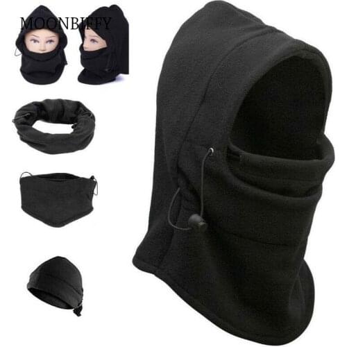 Mens Full Face Fleece Cap Snow Windproof Warmer Balaclava Biker Winter Ski Hat
