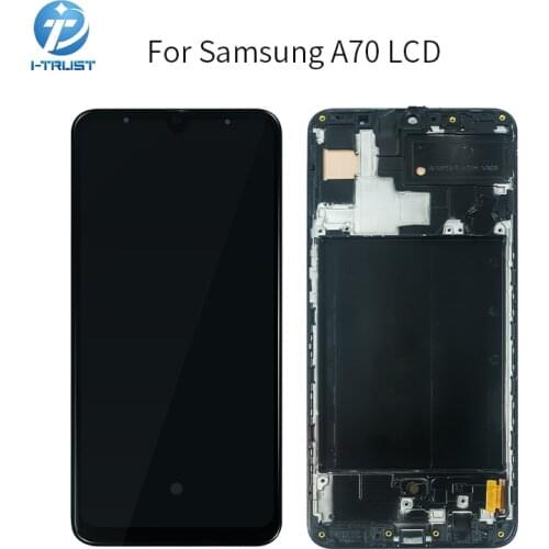 10pcs OLED LCD For Samsung Galaxy A70 Display With Frame for 6.7" Samsung A70 A705F SM-A705F LCD Touch Screen Assembly