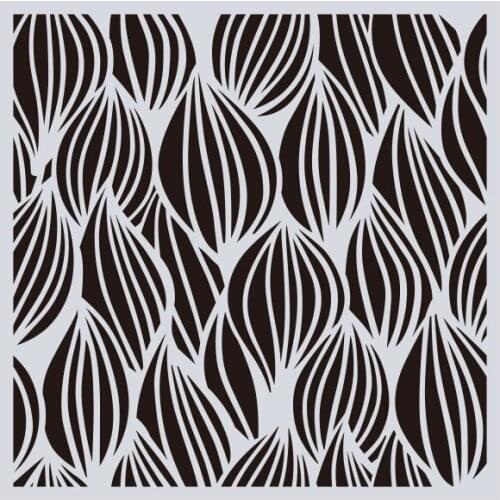 15*15 DIY Craft Layering Geometry Stencils For Wall Painting Scrapbooking Album Decorative Paper Cards spray painting tools