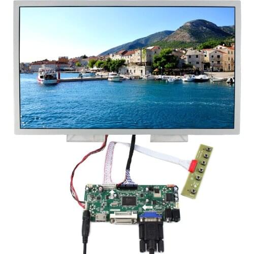 HD MI DVI VGA Audio LCD Controller Board With 15.6" LQ156M1LG21 1920x1080 IPS LCD Screen