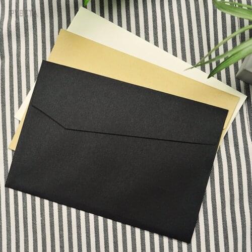 50pcs- 17*12cm Kraft paper Wedding Party Invitation DIY Multifunction envelope business Gift envelopes