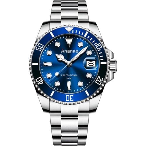Ananke Mens Silver Watch