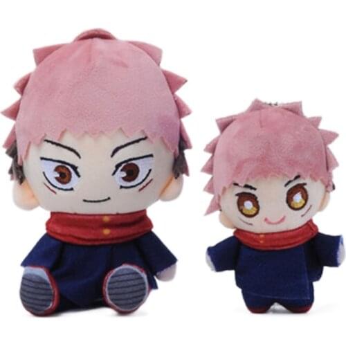 Anime Jujutsu Kaisen Plush Yuji Itadori Cosplay Doll Toy Anime Plush Dolls Child Gift Prop Keychain Kawaii Accessories