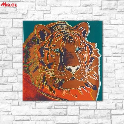 Large wall art Tiger Oil Painting Wall Art Picture Paiting Canvas Paints Home Decor Abstract Print Painting Modern Wall Decor