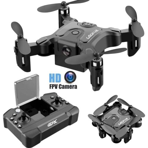 New Mini Drone V2 1080P HD Camera WiFi Fpv Air Pressure Altitude Hold Foldable Quadcopter RC Drone Kid Toy GIft