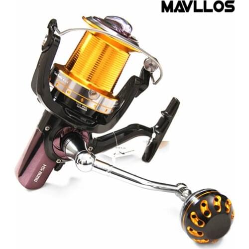 Mavllos Sea Boat Fishing Reel 16 Waterproof Bearings Speed Ratio 5.2:1 V Shape Spool Long Shot Saltwater Slow Jigging Reel
