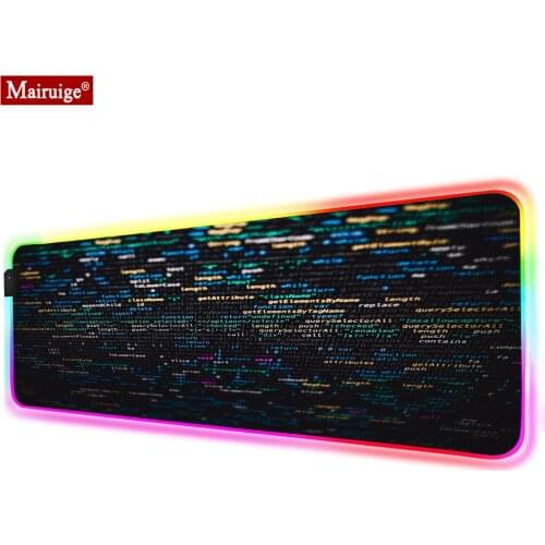 Pc Programmes Play Mats Mouse Pad 90x40 Gaming Carpet Led Light Gamer Computer Accessories Backlight Rgb Desk Mat for Keyboard