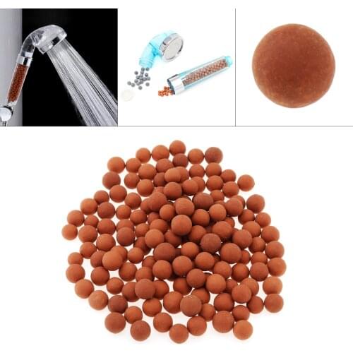 30g Red Shower Sprayer Head Energy Filter Beads Bathroom Handheld Saving Pressurize Water Shower SPA Tool