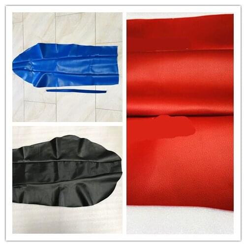 Red soil polyurethane waterproof leather cushion seat covers for yamaha motorcycle DT230