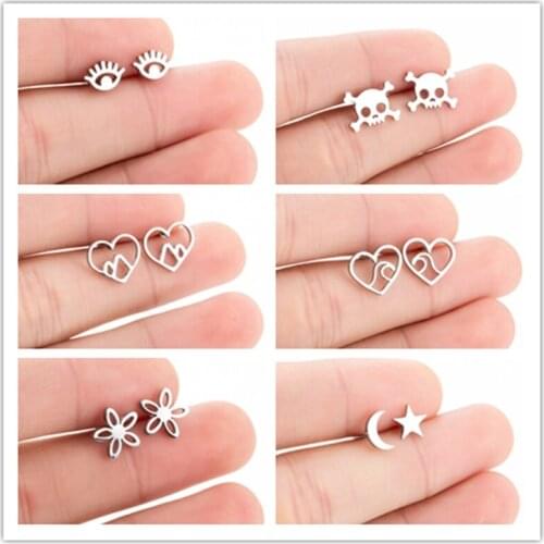 Fashion Ladies Gold Heart-shaped Earrings Heart-shaped Angel English Letter Earrings Exquisite Jewelry Gifts Halloween ожерелье